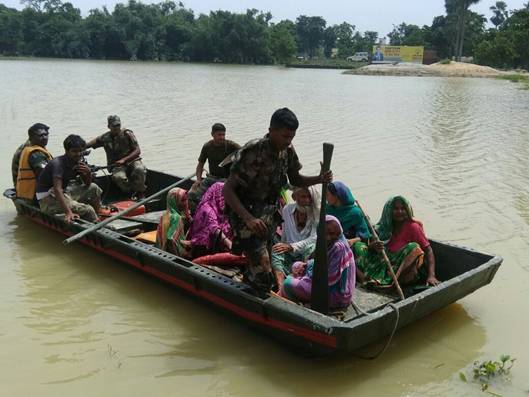Indian Army at Bihar Flood3