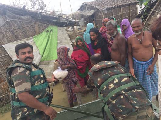 Indian Army at Bihar Flood4