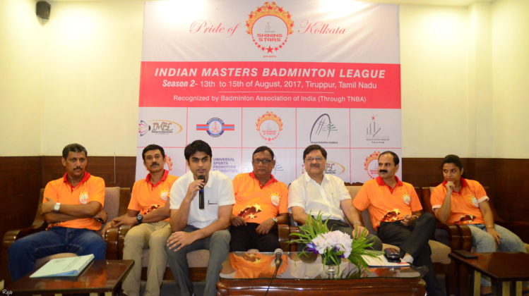 Shining Stars - Kolkata at Indian Masters Badminton League Press Meet