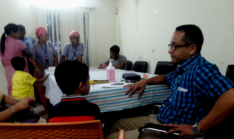 Paediatric camp concluded at press club
