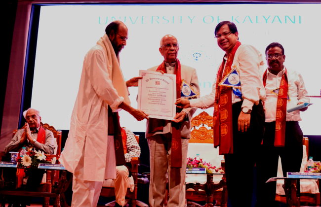 Joy Goswami - Honorary D Lit from Kalyani University