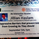 My Journey with Jillian Haslam – The Lecture with the Rotary District 3291
