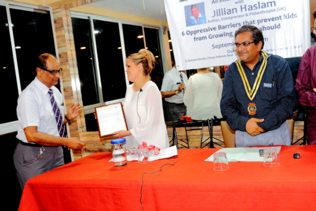 My Journey with Jillian Haslam - The Lecture with the Rotary District 3291 Pic 5