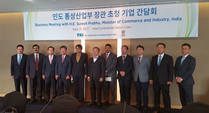 Visit of Commerce and Industry Minister, Shri Suresh Prabhu to Republic of Korea