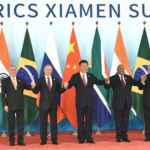 The Prime Minister, Shri Narendra Modi in the BRICS Family Photograph with other Leaders, at the 9th BRICS summit, in Xiamen, China on September 04, 2017.