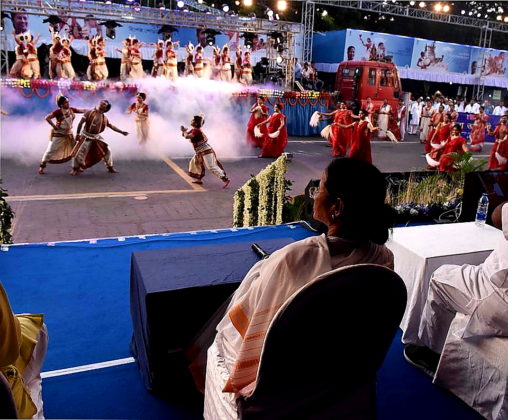 Mamata Banerjee at Durga Puja Carnival