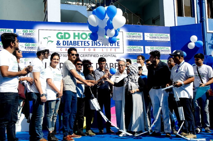 Bengal Walks on Road for Awareness Generation about Diabetes