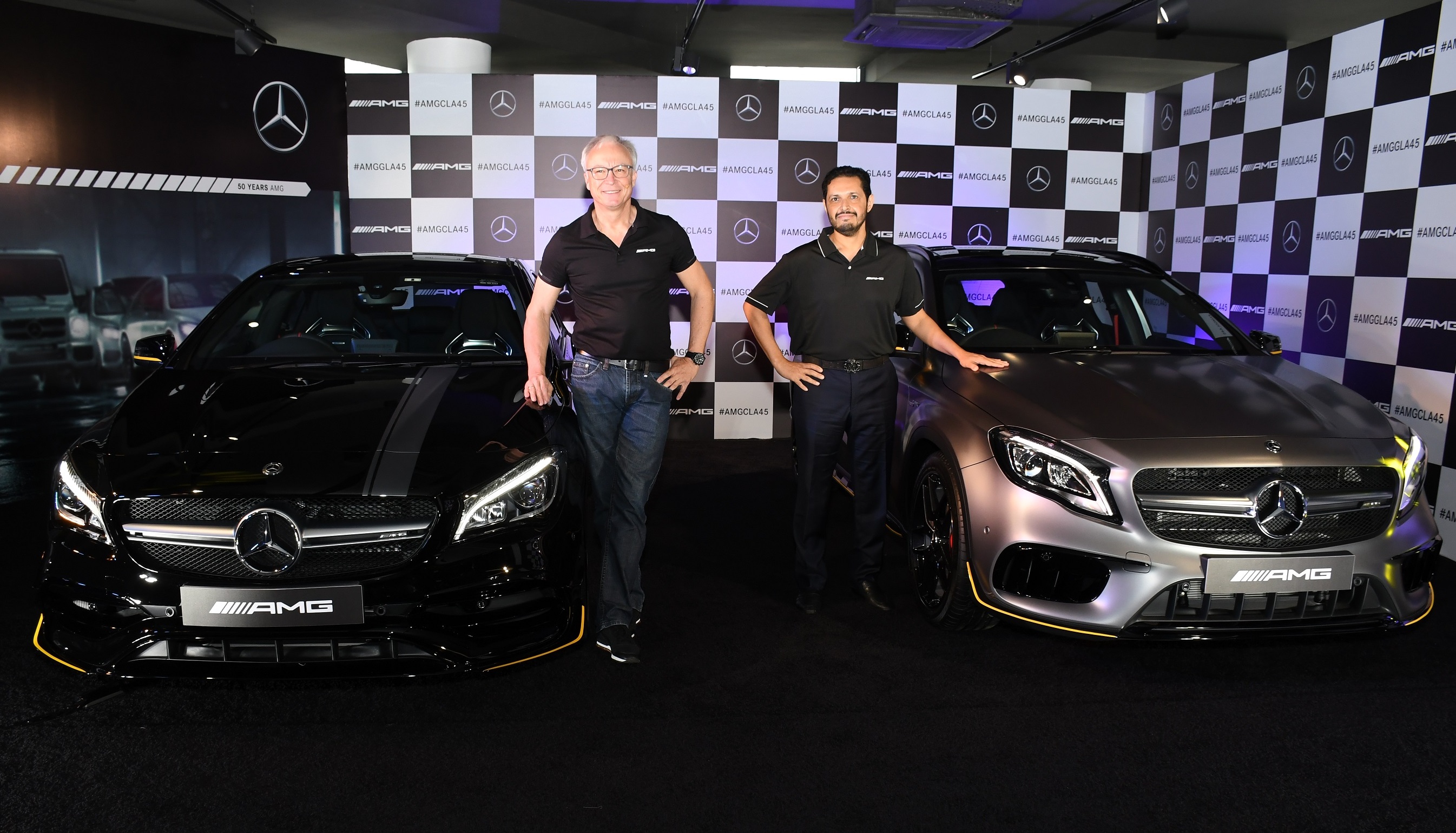 (L-R) Mr. Roland Folger - MD & CEO, Mercedes-Benz India and Abdul Qadir