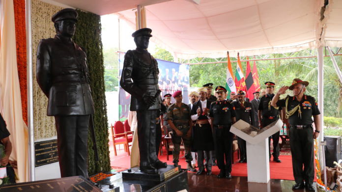 Army Chief Honours Field Marshal KM Cariappa and General KS Thimayya