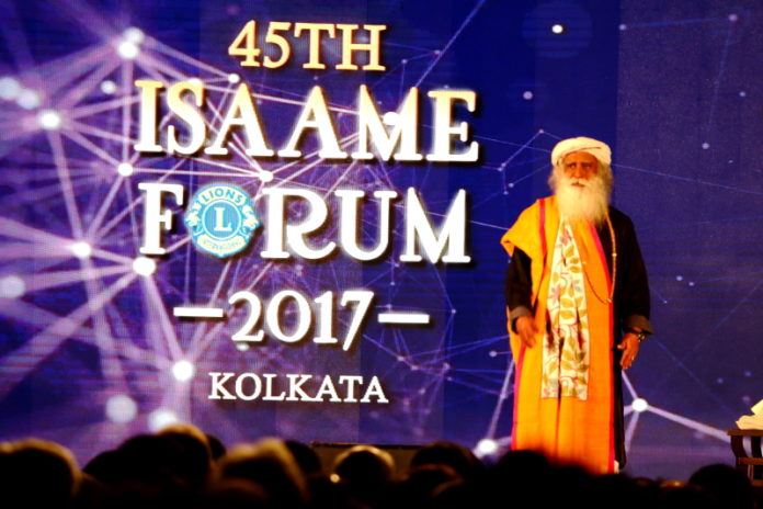 Lions ISAAME Forum 2017 - Sadguru at Kolkata 6