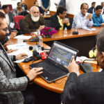 The Union Minister for Minority Affairs, Shri Mukhtar Abbas Naqvi launching the portal for Haj Tour Operators, in New Delhi on December 14, 2017.