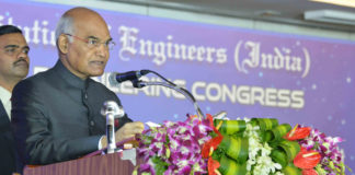 The President, Shri Ram Nath Kovind addressing at the valedictory function of the 32nd Indian Engineering Congress, organised by the Institution of Engineers (India), at Chennai, in Tamil Nadu on December 23, 2017.