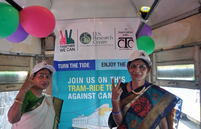 Tram Ride with Cancer Patients on World Cancer Day