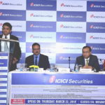 Ajay Saraf, Executive Director, ICICI Securities Ltd at a press conference in Kolkata to discuss the forthcoming IPO of the company -1
