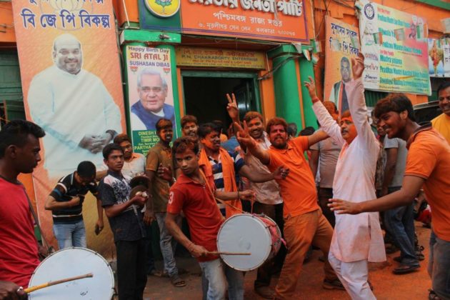 BJP Celebration over Tripura Win 3