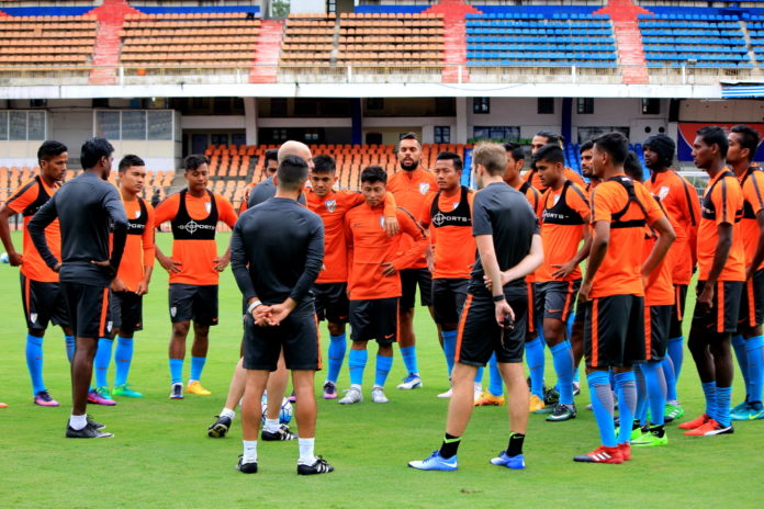India gear up to take on the Kyrgyz Republic in Football