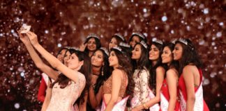 Pooja Chopra with the winners from the East Zone of Fbb Colors Femina Miss India held at Swissotel, Kolkata_3