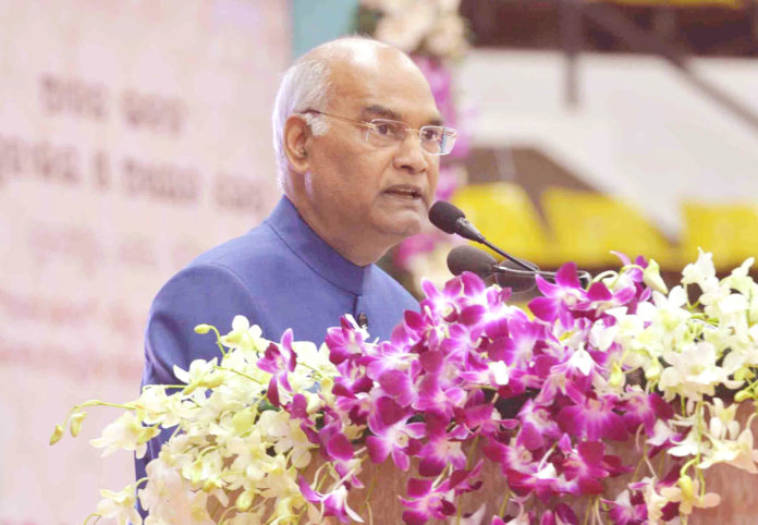 The President, Shri Ram Nath Kovind addressing at the inauguration of Anand Bhawan Museum and Learning Centre, at Cuttack, Odisha on March 17, 2018.