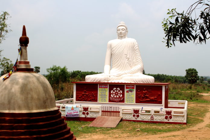 34 Feet Buddha at Shantiniketan