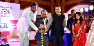 I30 Management and Chetan Bhagat at Opening in Kolkata
