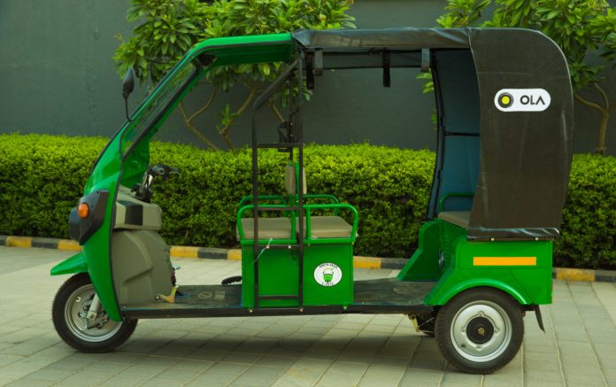 Ola's E-rickshaw