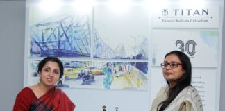 . (L-R) Ms. Suparna Mitra, Chief Marketing Officer, Watches and Accessories, Titan Company Limited and Ms. Rajeshwari Srinivasan, Associate Vice President and Regional Business Head – East, Titan Company Limited launches the new Titan Forever Kolkata Collection