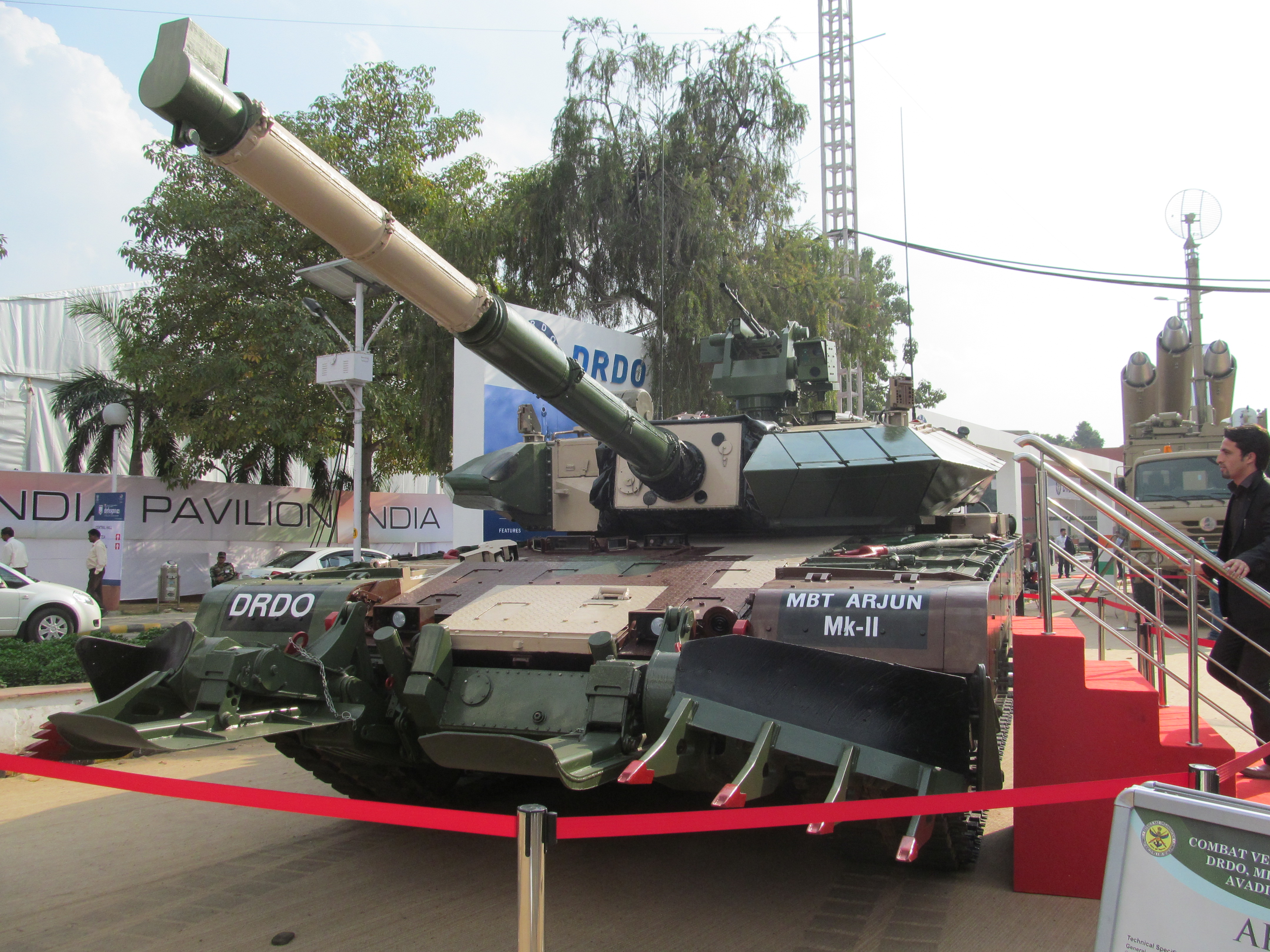 Arjun Mk II front