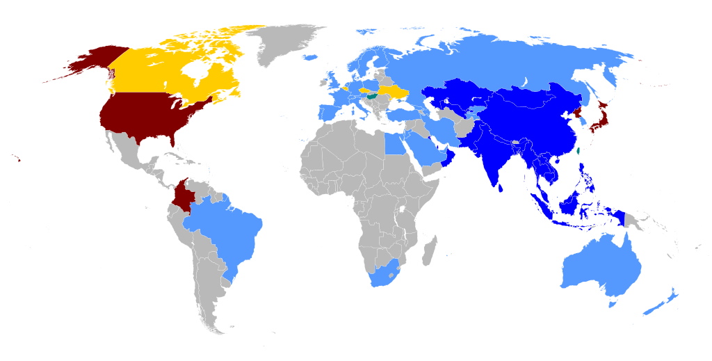 AIIB Countries Map