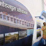 The Prime Minister, Shri Narendra Modi visiting an exhibition before dedicating the Mohanpura Project to the Nation, in Madhya Pradesh on June 23, 2018. The the Chief Minister of Madhya Pradesh, Shri Shivraj Singh Chouhan is also seen.