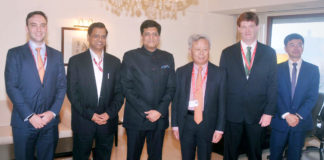India is the largest borrower from Asian Infrastructure Investment Bank The Union Minister for Railways, Coal, Finance and Corporate Affairs, Shri Piyush Goyal with the Asian Infrastructure Investment Bank leaders, in Mumbai on June 24, 2018. The Secretary, Department of Economic Affairs, M/o Finance, Shri Subhash Chandra Garg is also seen.