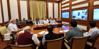 PM’s interaction through PRAGATI – Prime Minister reviewed the progress of eight infrastructure projects in the railway, road, and power sectors The Prime Minister, Shri Narendra Modi chairing twenty- seventh interaction through PRAGATI - the ICT-based, multi-modal platform for Pro-Active Governance and Timely Implementation, in New Delhi on June 27, 2018.