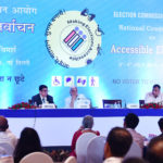 The Chief Election Commissioner, Shri O.P. Rawat addressing at the inauguration of the National Consultation on Inclusion of Persons with Disabilities (PwDs) in the Electoral Process, in New Delhi on July 03, 2018. The Election Commissioners, Shri Sunil Arora and Shri Ashok Lavasa are also seen.