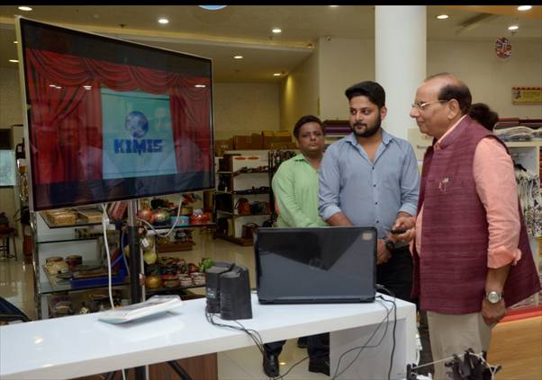 KVIC Chairman launching e-marketing system- KIMIS.