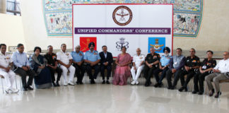 Unified Commanders’ Conference 2018 – Raksha Mantri complemented the Services for their performance and achievements in past year Unified Commanders’ Conference 2018