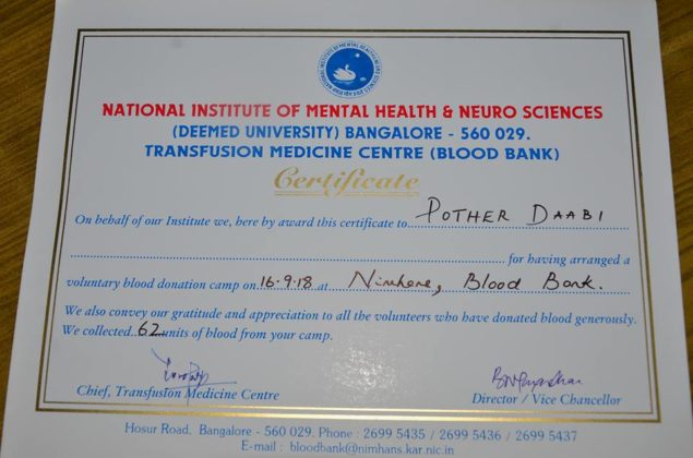 POTHER DAABI BLOOD DONATION CAMP AT BANGALORE 4