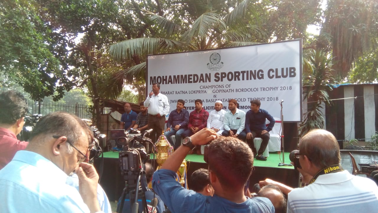 Mohammedan Sporting Club felicitates stars of Bordoloi Trophy & JSB Gold Cup winning team 