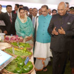The President, Shri Ram Nath Kovind visiting after inaugurating the CII Agro Tech India 2018 Exhibition, in Chandigarh on December 01, 2018. The Union Minister for Agriculture and Farmers Welfare, Shri Radha Mohan Singh and the Union Minister for Food Processing Industries, Smt. Harsimrat Kaur Badal are also seen.