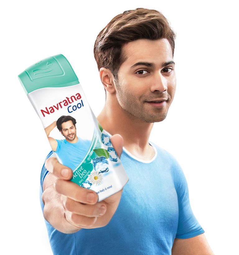 Varun holding Pack DEO