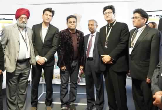 AR Rahman visits India Pavilion at Cannes