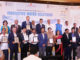 The Union Minister for Jal Shakti, Shri Gajendra Singh Shekhawat with the awardees at the National Conference-cum-Exhibition & Awards-Innovative Water Solutions- ASSOCHAM, in New Delhi on June 28, 2019.