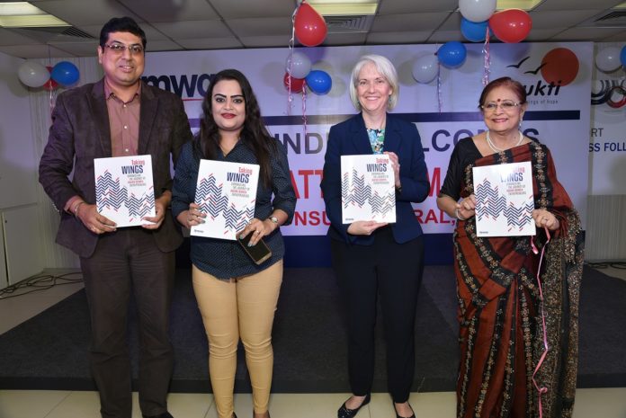 (L-R) Chandra Chakraborty, VP - East, Amway India with H.E. Ms. Patti Hoffman, US Consul General at the launch of Women Compendium, in Kolkata