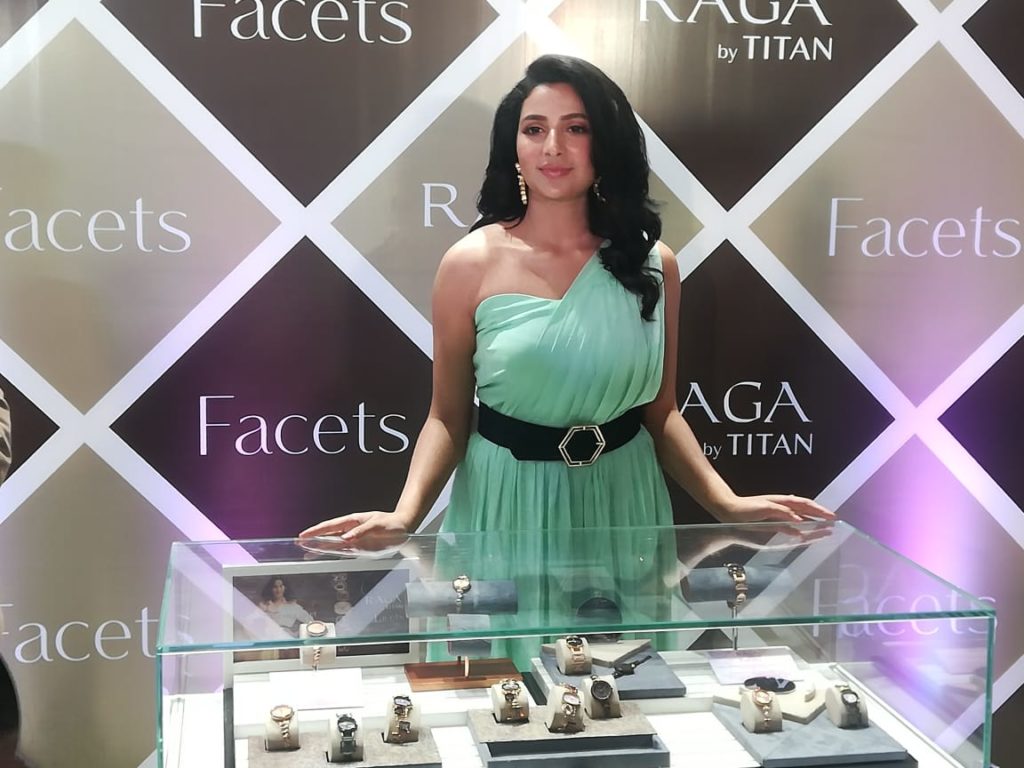 Actress Subhashree Ganguly launches Facets collection by Titan Raga
