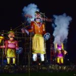 60-feet-tall Ravana effigy burnt on Dussehra by Salt Lake Sanskritik Sansad & Sanmarg in Central Park(Salt LAKE), Kolkata_4