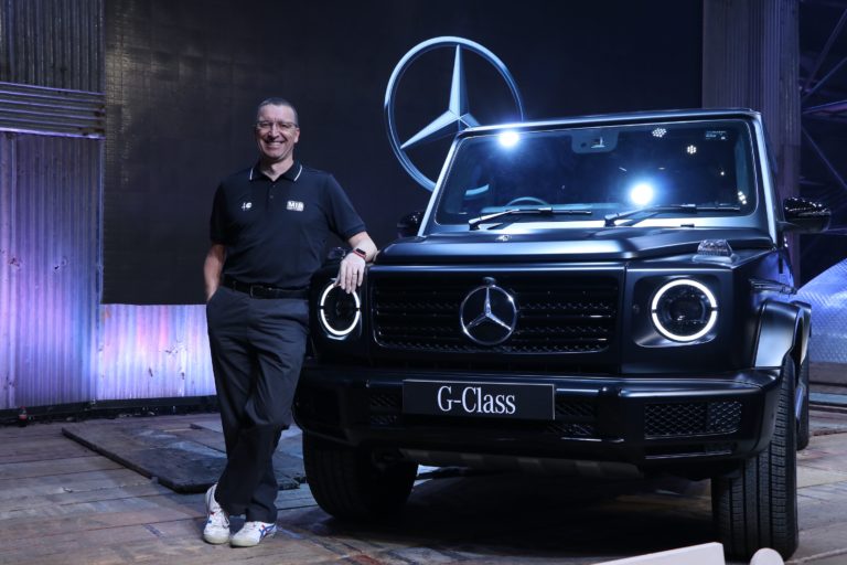 Mr. Martin Schwenk - MD & CEO - Mercedes-Benz India with the new G350d
