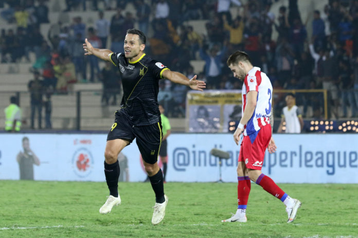 HFC's Bobo bagged a brace against ATK in their Hero ISL clash today