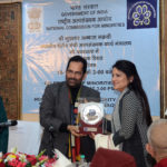 The Union Minister for Minority Affairs, Shri Mukhtar Abbas Naqvi presenting the awards, during the Celebration of the Minorities Day, organised by the National Commission for Monorities, in New Delhi on December 18, 2019.