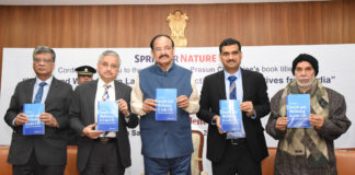 The Vice President, Shri M. Venkaiah Naidu releasing the book Health and Wellbeing in Late Life: Perspectives and Narratives from India, in New Delhi on December 21, 2019.