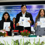 The Minister of State for Home Affairs, Shri Nityanand Rai releasing the publication at the inauguration of a State-of-the-Art DNA Analysis Centre, at CFSL, Chandigarh on December 23, 2019.