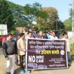 Protest against NRC and CAB at University of Kalyani