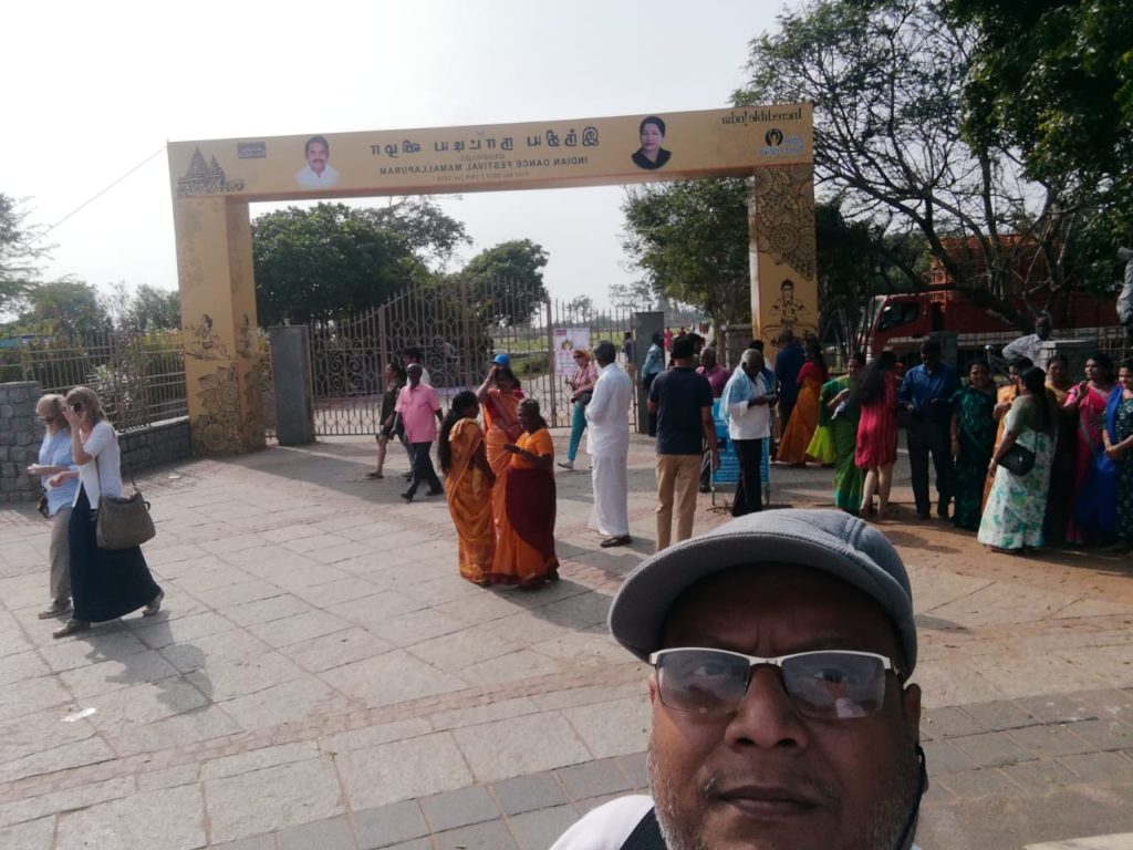 Suman Mjunshi Chief Editor IBG NEWS at Mahaballipuram Dance Festival 2019